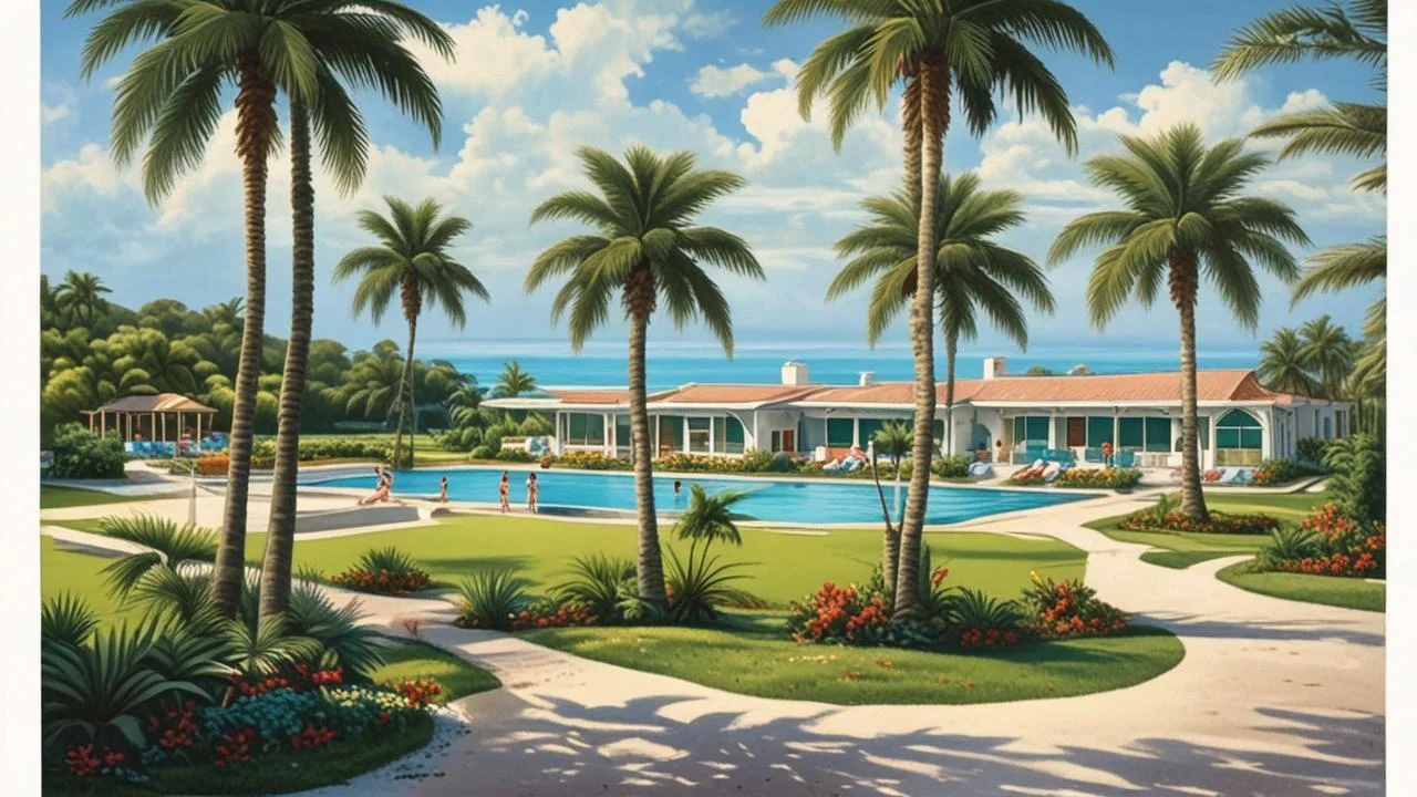 Paraíso tropical, calma y luz