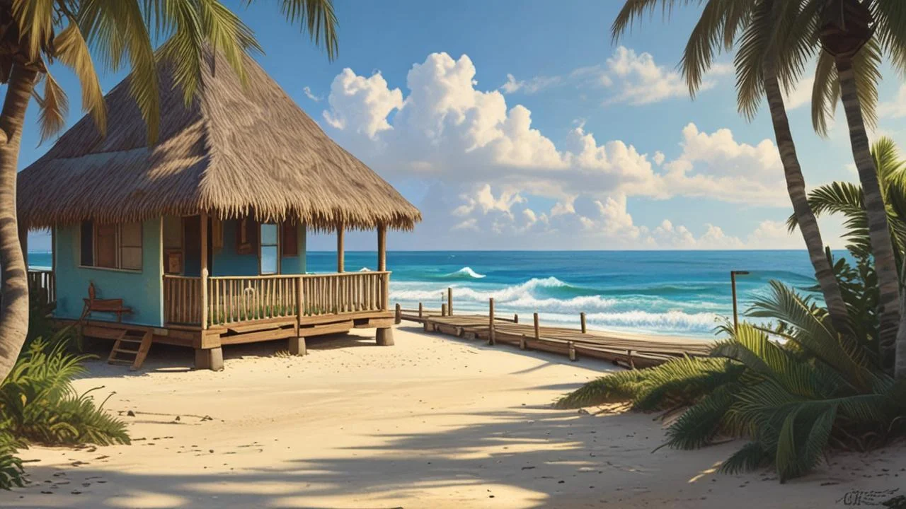 Paraíso tropical, calma y belleza