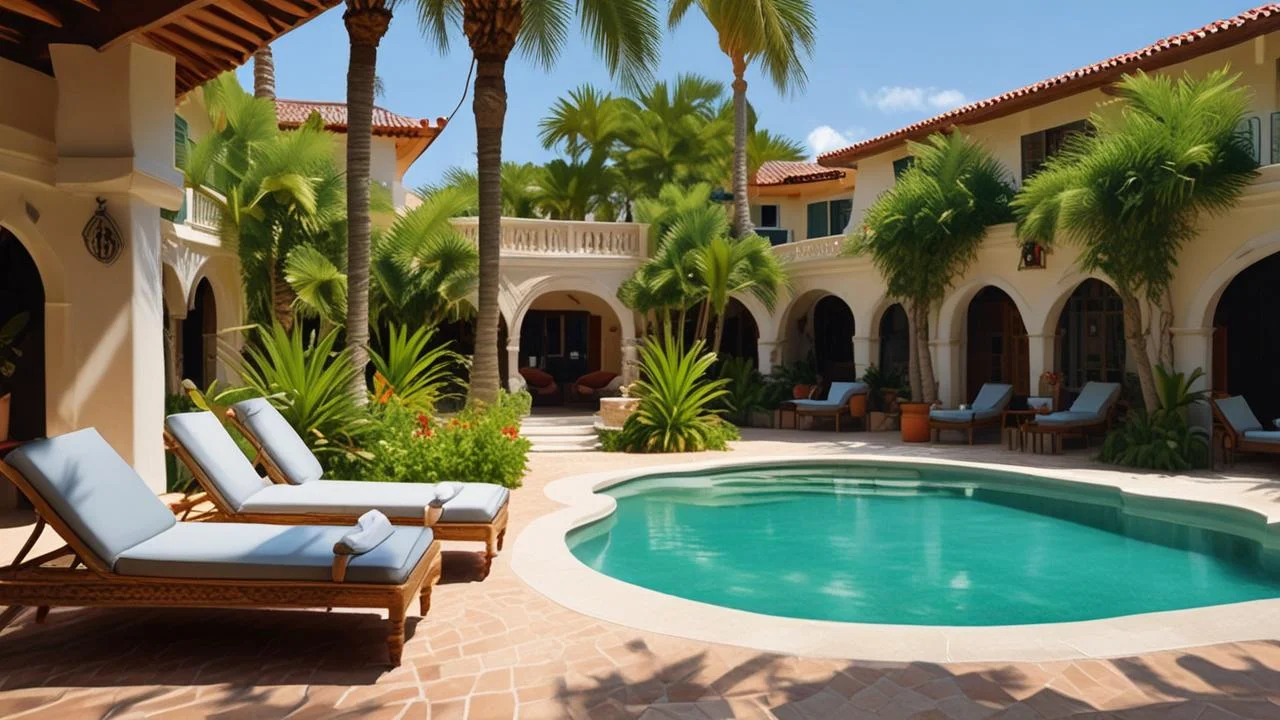 Un oasis tropical bañado en luz