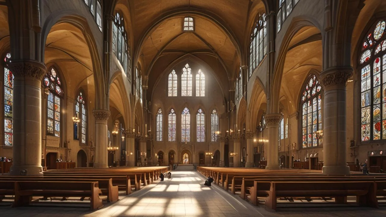 Una iglesia imponente, silenciosa y antigua