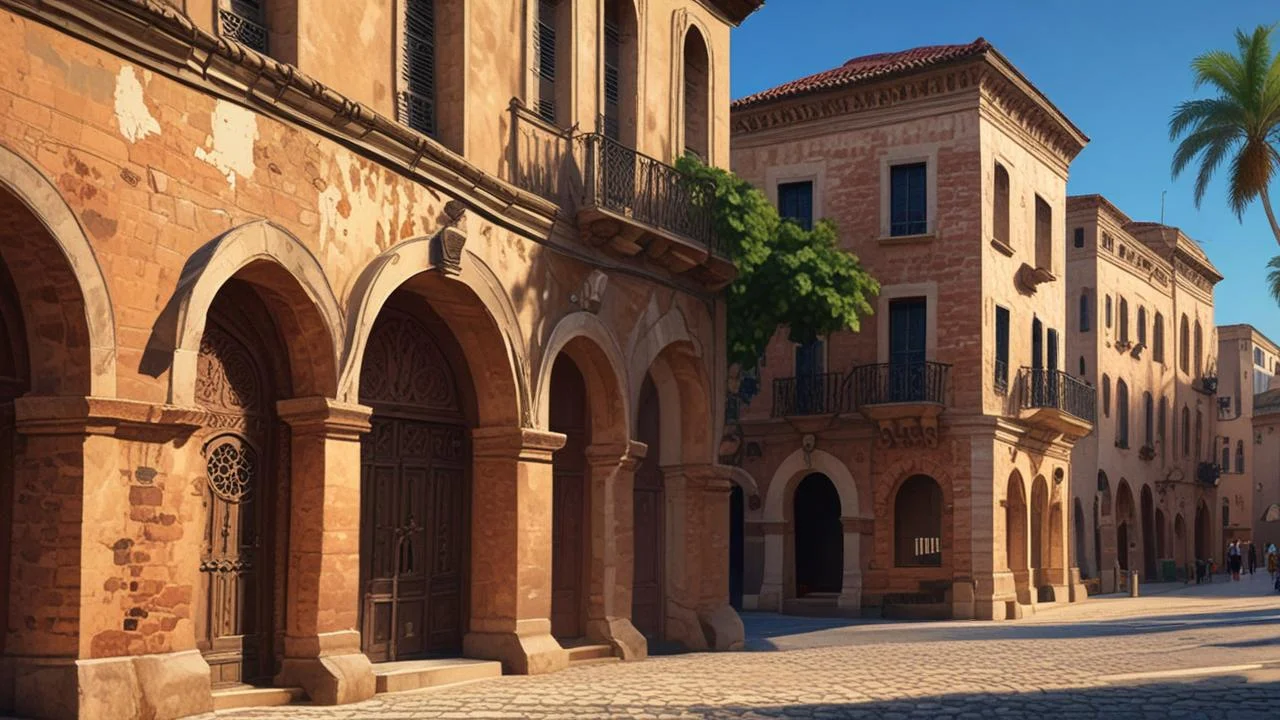 Un pueblo colonial sereno y antiguo