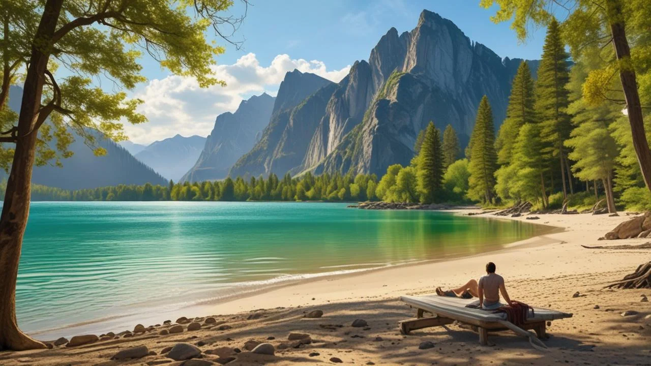 Paraíso natural y sereno se revela