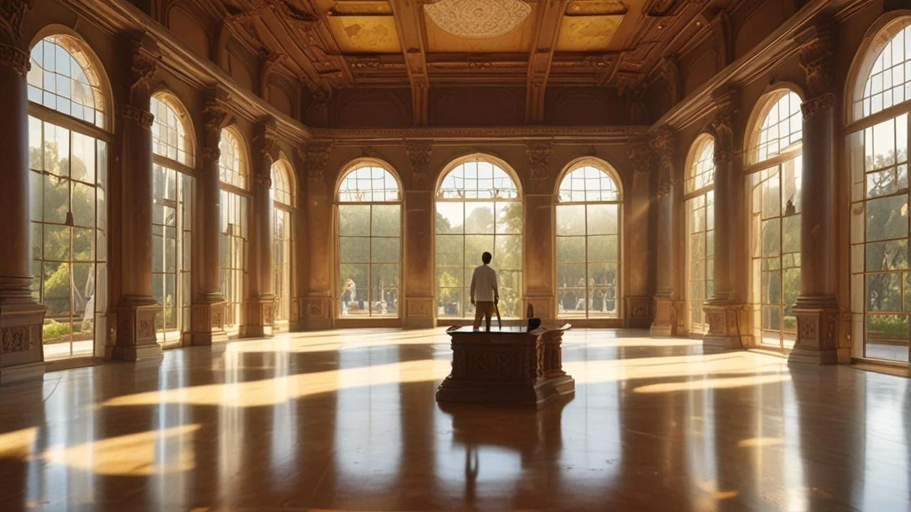 Un museo tranquilo emana grandeza serena