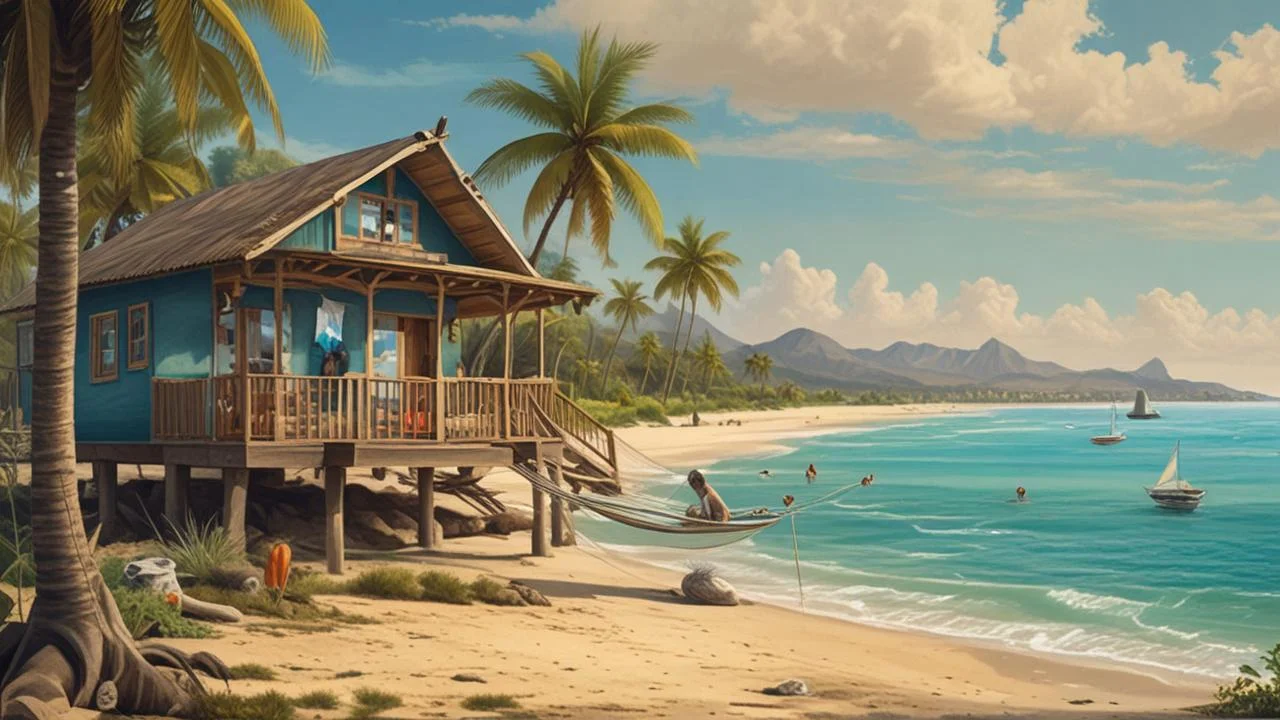 Paraíso tropical sereno y vibrante