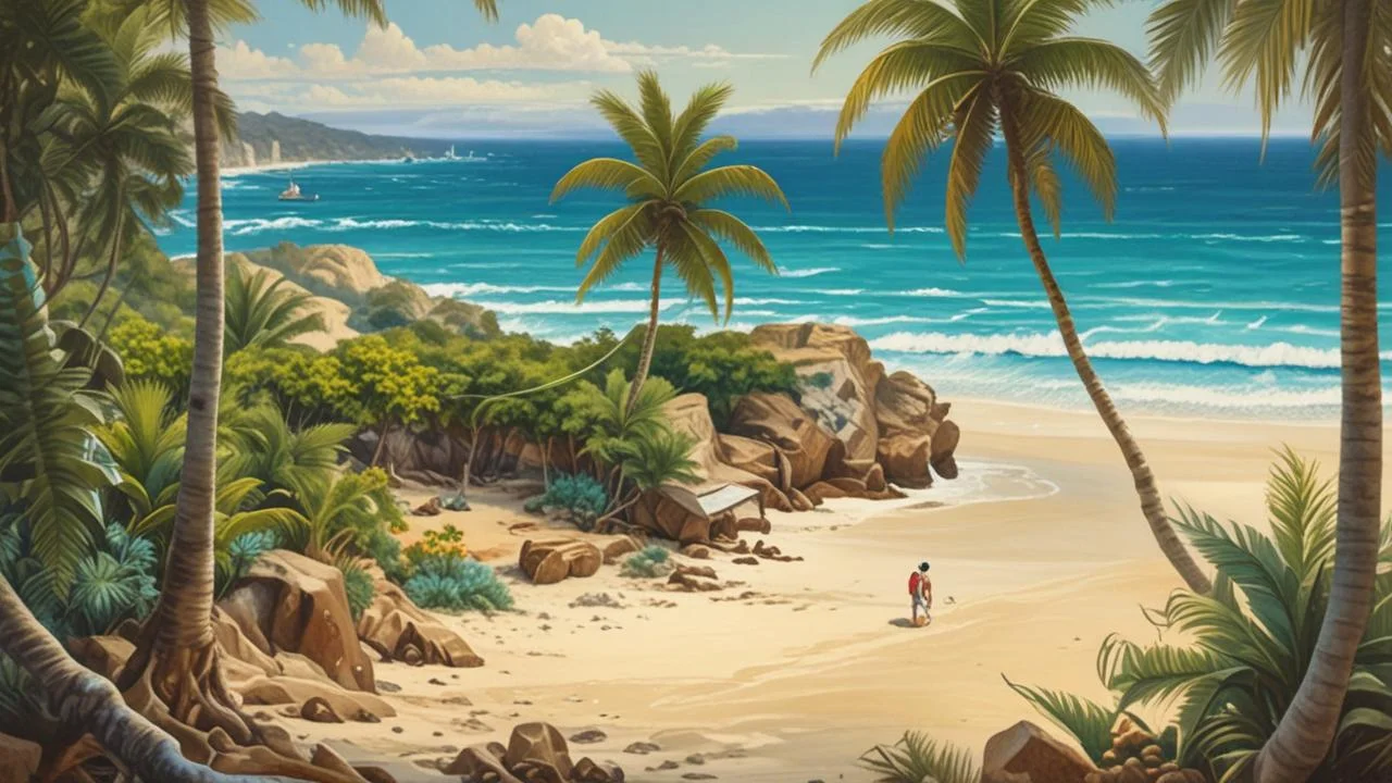 Paraíso tropical bañado en luz