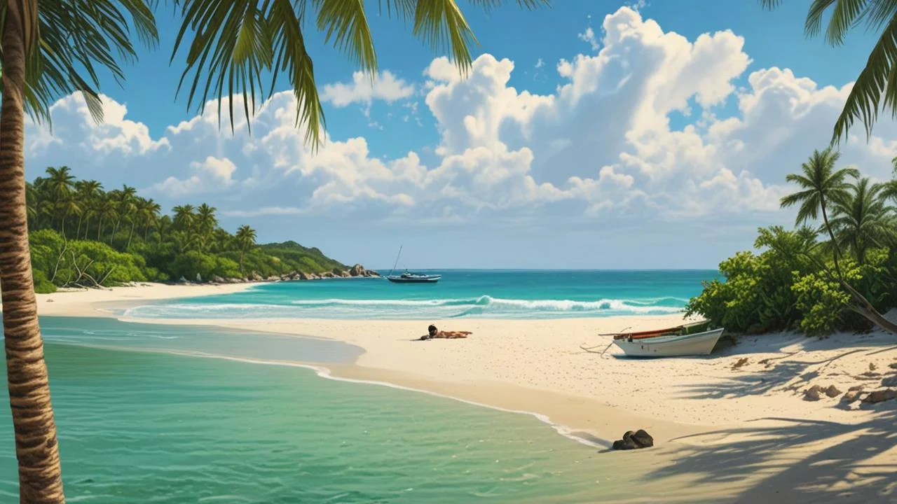 Paraíso tropical, calma y sol