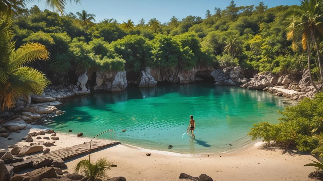 Un oasis natural brilla con calma