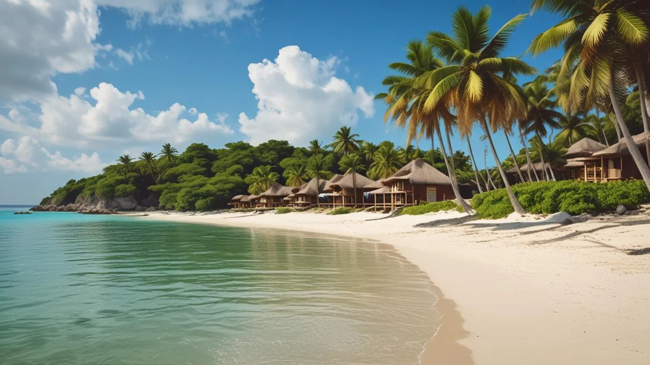 Paraíso tropical sereno y vibrante