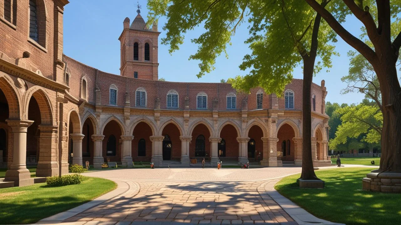 Plaza antigua, silenciosa y evocadora