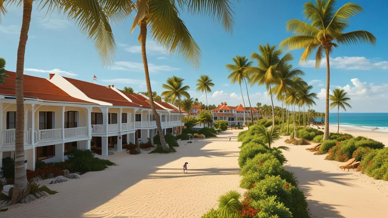 Paraíso tropical, luz y mar