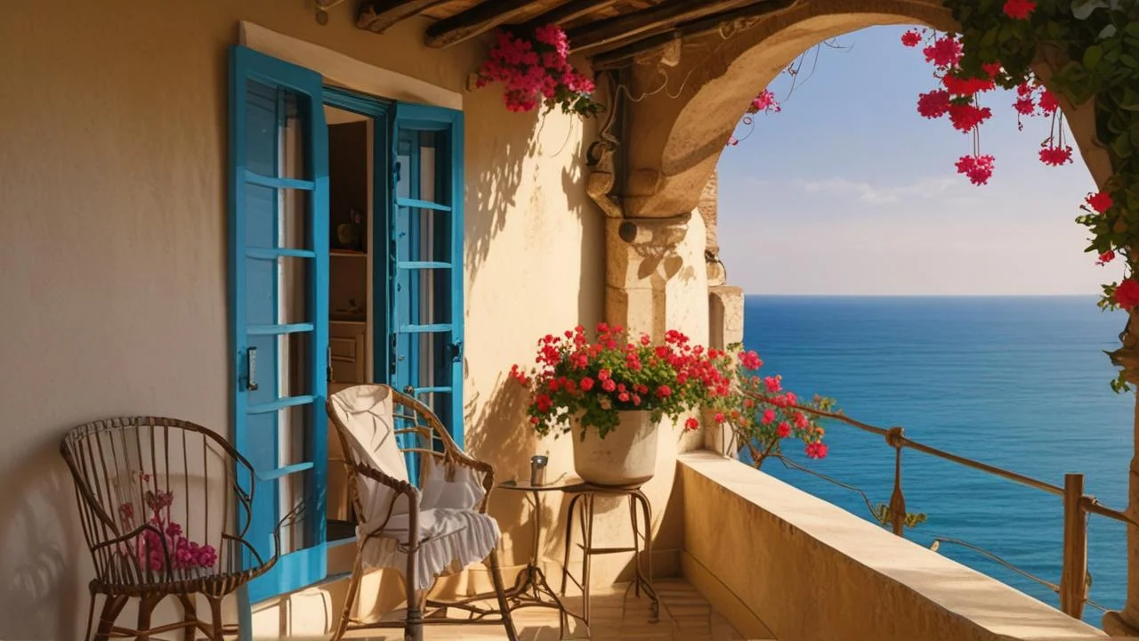 Un paraíso azul y sereno