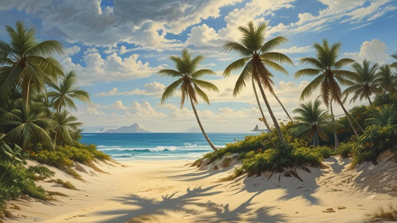 Paraíso tropical sereno y vibrante